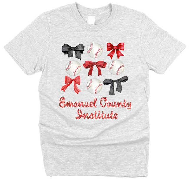 Bulldogs Bows and Baseball T-Shirt