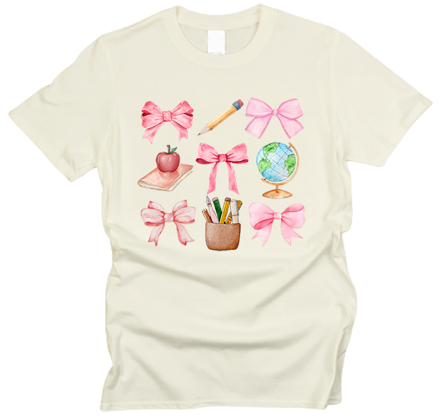 Teachers and Bows Teacher Appreciation T-Shirt