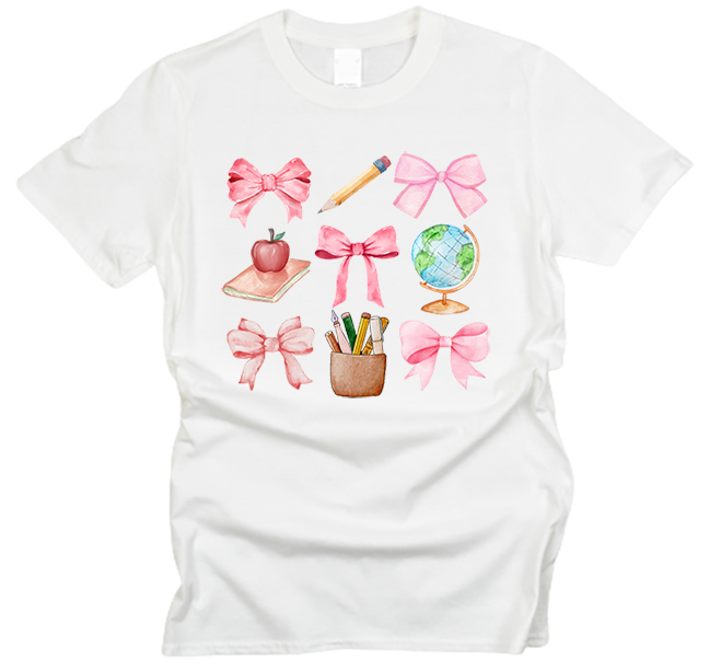 Teachers and Bows Teacher Appreciation T-Shirt