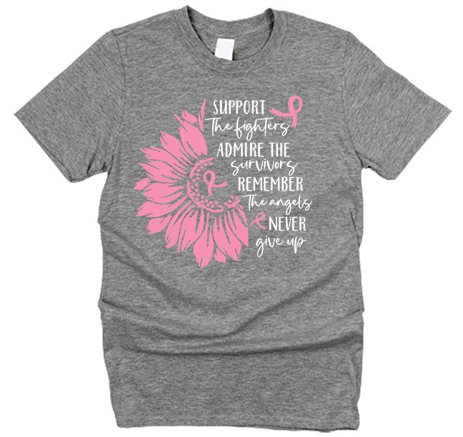 Support the Fighters Breast Cancer Awareness T-Shirt