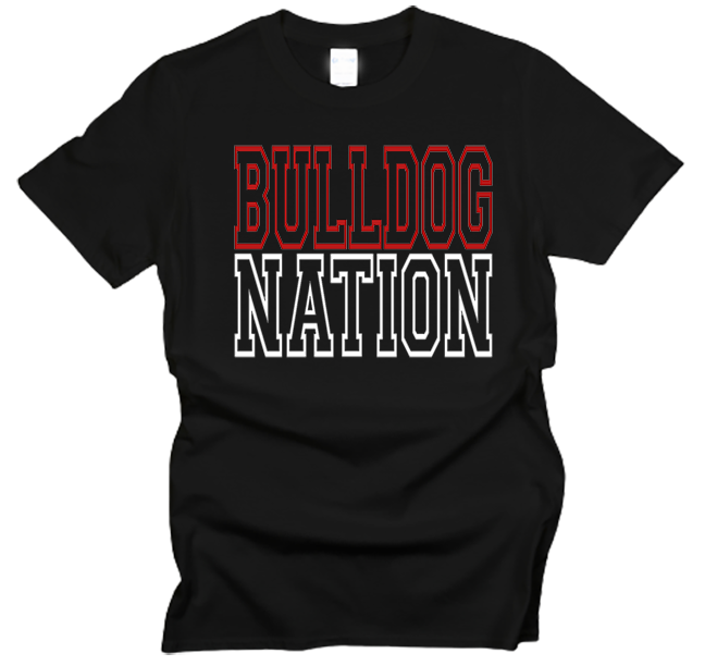 Bulldog Nation Open Outline T-Shirt