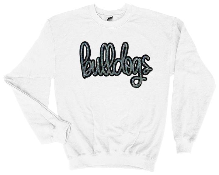 Bulldogs Sequin Patch Sweatshirt