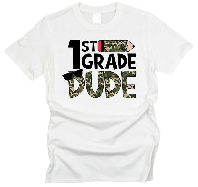 Camo School Dude T-Shirt