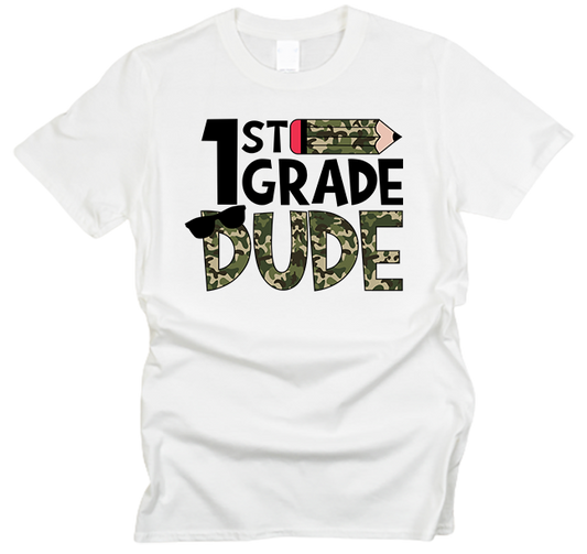 Camo School Dude T-Shirt