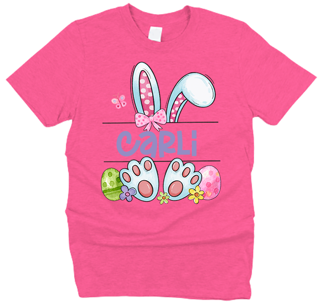 Personalized Easter Bunny T-Shirt