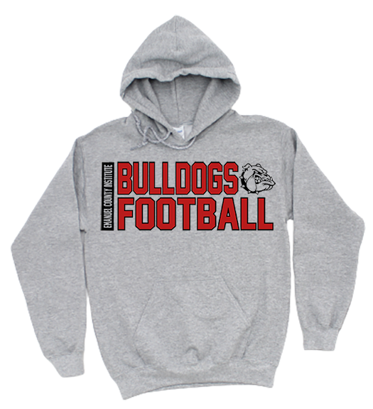 ECI Bulldogs Football Growl Sweatshirt - Hoodie