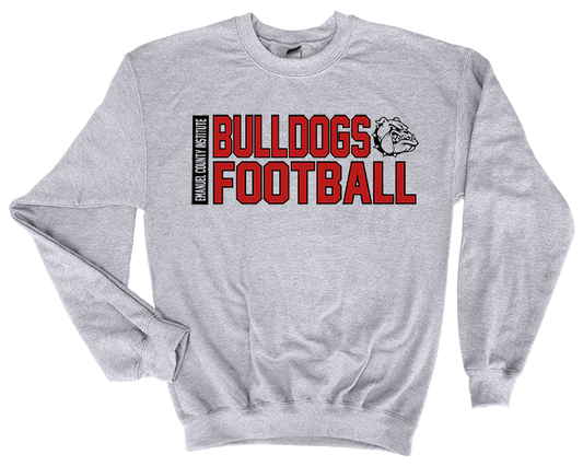 ECI Bulldogs Football Growl Sweatshirt - Hoodie