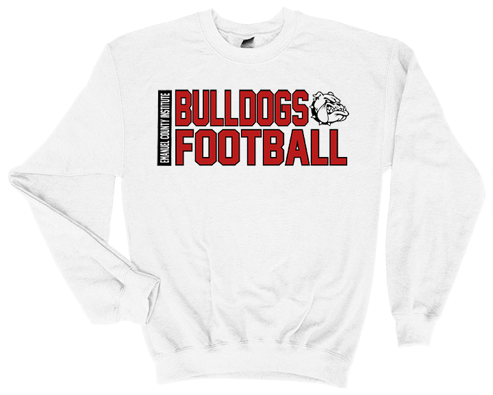 ECI Bulldogs Football Growl Sweatshirt - Hoodie