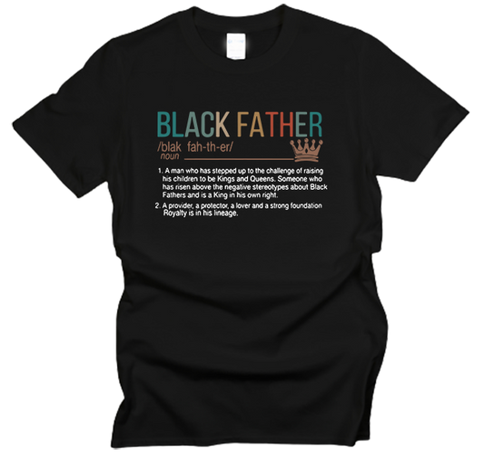 Black Father Definition T-Shirt