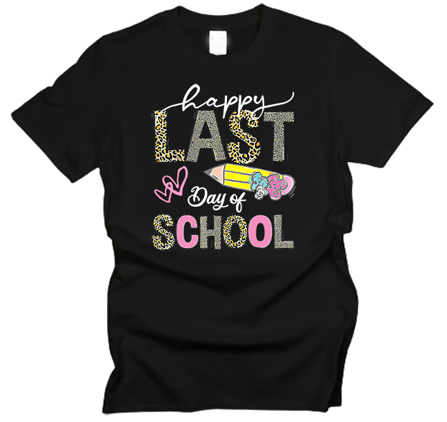 Happy Last Day of School Leopard T-Shirt