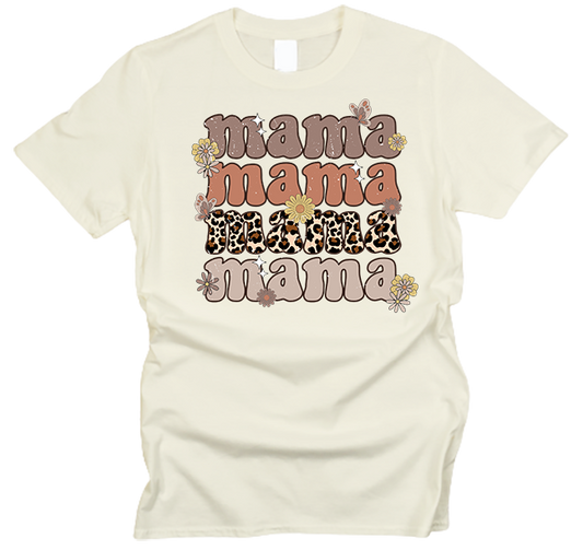 Mama Quad Leopard T-Shirt