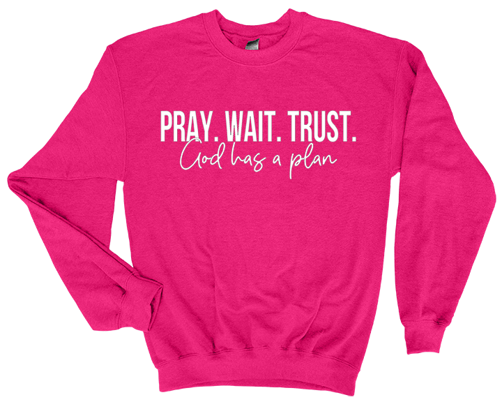 Pray. Wait. Trust. Sweatshirt