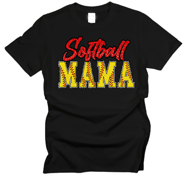 Softball Mama Laces T-Shirt