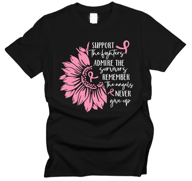 Support the Fighters Breast Cancer Awareness T-Shirt