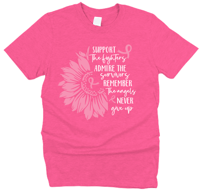 Support the Fighters Breast Cancer Awareness T-Shirt