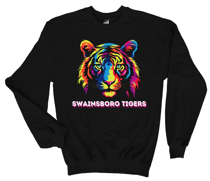 Swainsboro Tigers Neon Tiger Sweatshirt