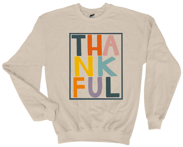 Thankful Multi-Color Sweatshirt