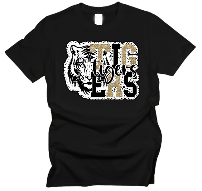 Tigers Face Off Dot T-Shirt