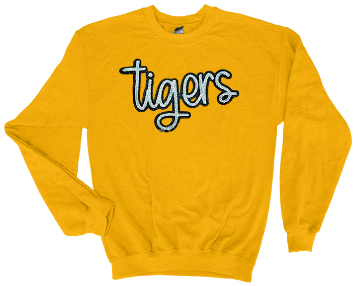 Tigers Sequin Patch Sweatshirt