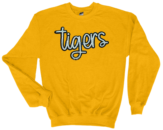 Tigers Sequin Patch Sweatshirt