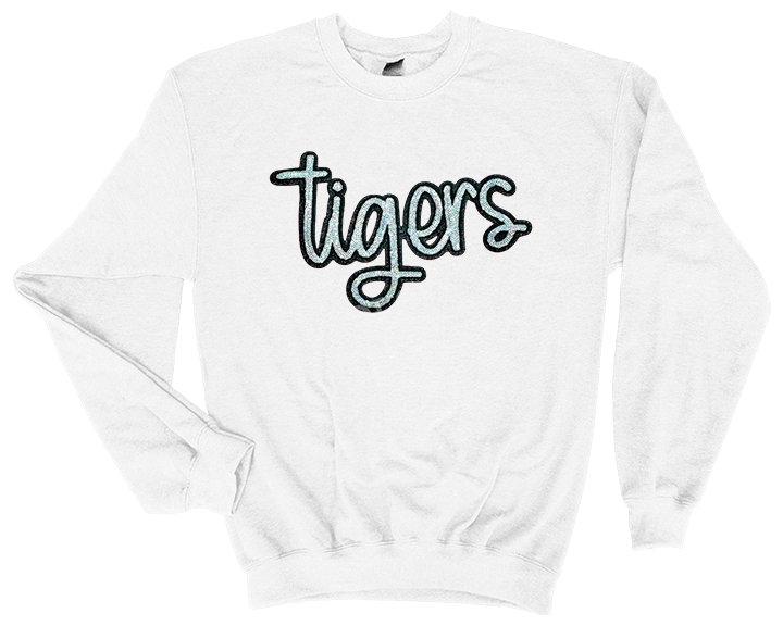 Tigers Sequin Patch Sweatshirt