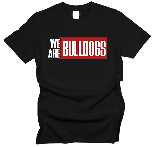 We are Bulldogs Block T-Shirt