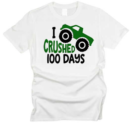 100 Days of School Crushed T-Shirt