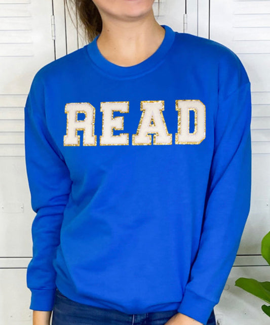 READ Letter Patch Sweatshirt