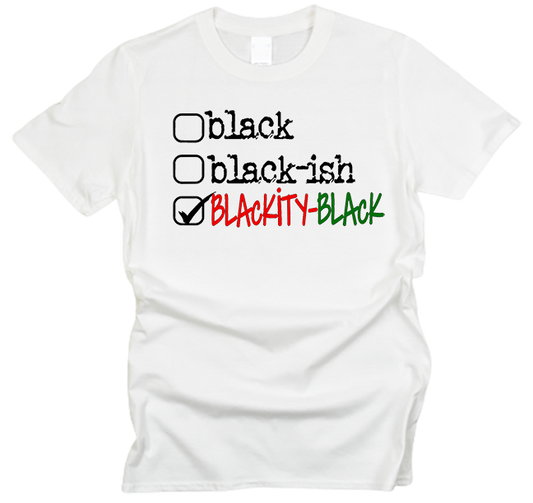 Black, Blackish, Blackity Black T-Shirt