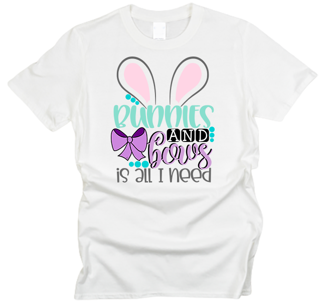 Bunnies and Bows Easter T-Shirt