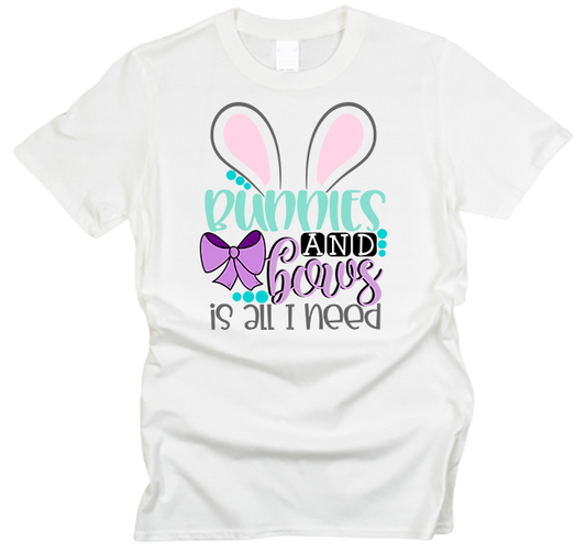 Bunnies and Bows Easter T-Shirt