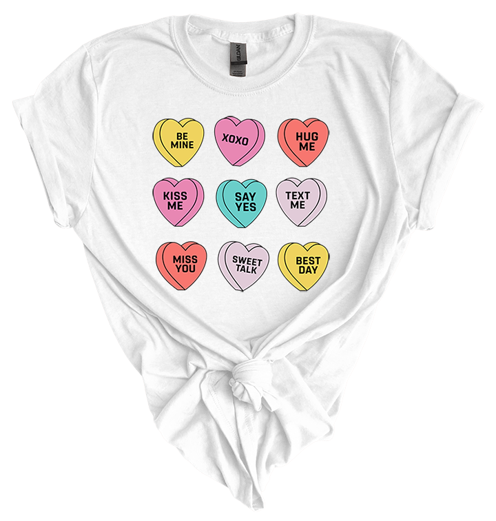 Valentine's Day Conversation Hearts T-Shirt