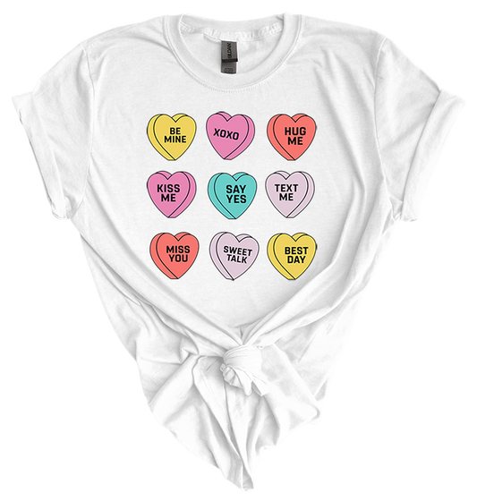 Valentine's Day Conversation Hearts T-Shirt