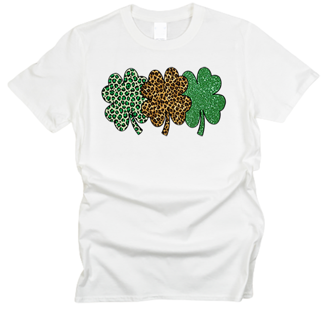 Leopard Shamrock Youth T-Shirt