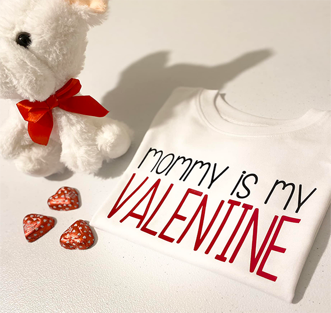 Valentine's Day "Mommy is My Valentine" Youth T-Shirt