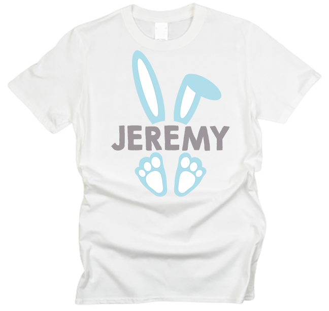 Personalized Bunny Frame Easter T-Shirt