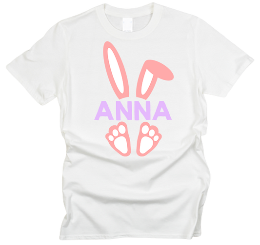 Personalized Bunny Frame Easter T-Shirt