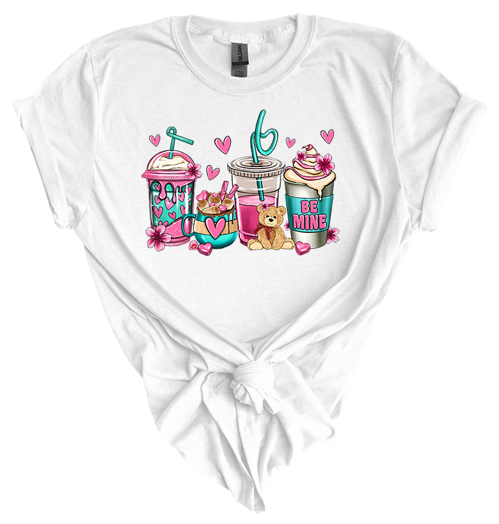 Valentine's Day Be Mine Latte Lovers Youth T-Shirt