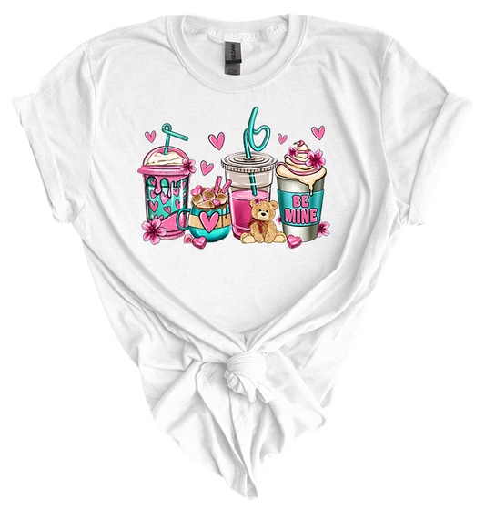 Valentine's Day Be Mine Latte Lovers Youth T-Shirt